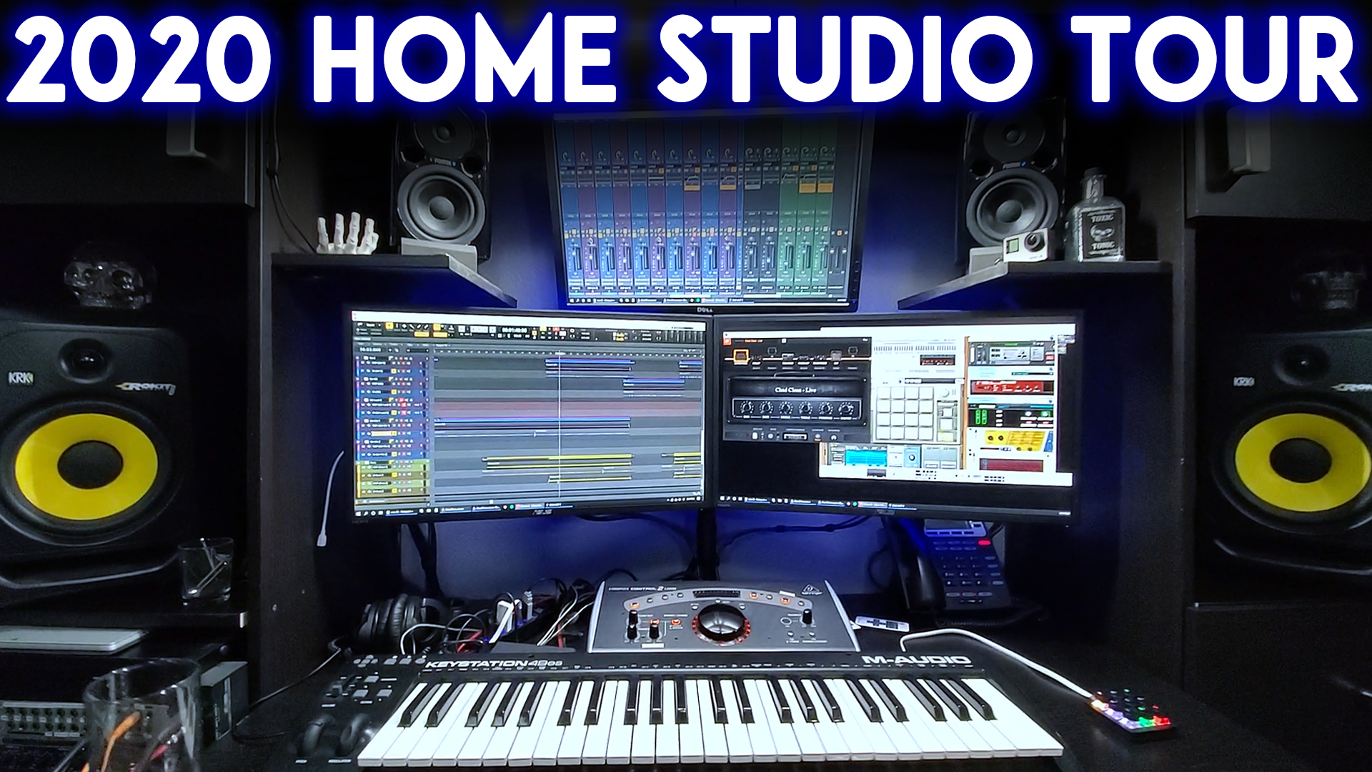 Home Studio Tour (2020) With Sound Booth